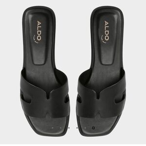Aldo Women's Black Slide Sandals